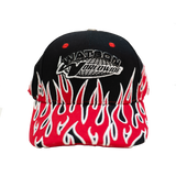 WATSON WORLDWIDE RACING FLAMES DAD HAT (BLACK)