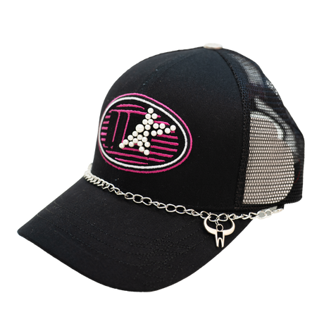 WATSON WORLDWIDE PEARLS TRUCKER HAT (BLACK)