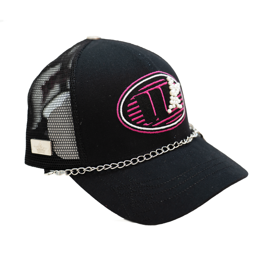WATSON WORLDWIDE PEARLS TRUCKER HAT (BLACK)