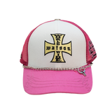 WATSON DIE ENORMOUS TRUCKER HAT (PINK)