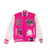 WATSON IMMORTAL HEART SOCIETY VARSITY JACKET (PINK)