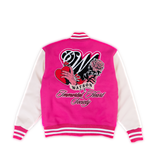 WATSON IMMORTAL HEART SOCIETY VARSITY JACKET (PINK)