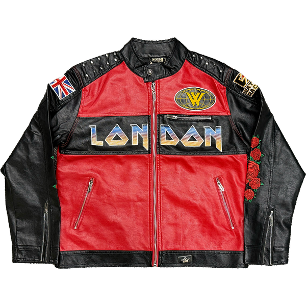 WORLD TOUR MOTO JACKET (BLACK/RED)