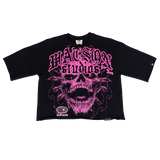 WATSON PINK SKULL T-SHIRT (BLACK)
